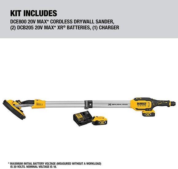 KIT DeWALT LIJADORA INALAMBRICA