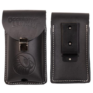 CLIP-ON XL LEATHER PHONE HOLSTER