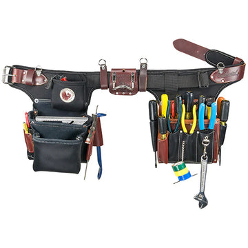 9596-Adjust-to-Fit™ Pro Electrician Tool Belt Setup