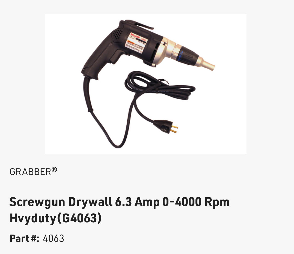 ROCKER SCREW GUN 4063